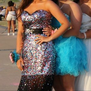 ALYCE PARIS FULL LENGTH PROM DRESS